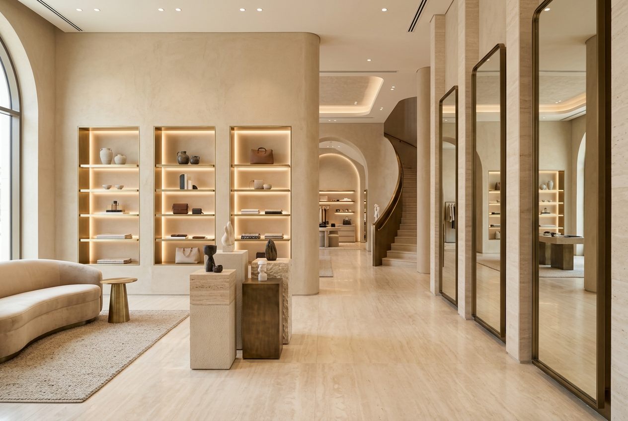Flagship store in Al Ain — retail interior