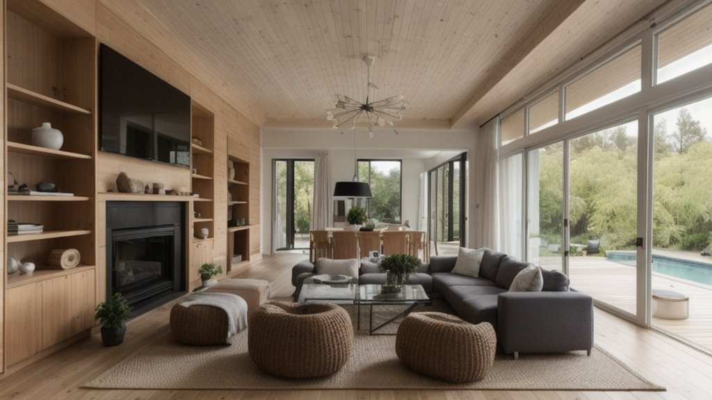 Scandinavian style — the same villa finished